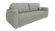 Kanapa Dalia z funkcją spania 88x221x93 cm do salonu szary - Miniaturka zdjęcia nr 1