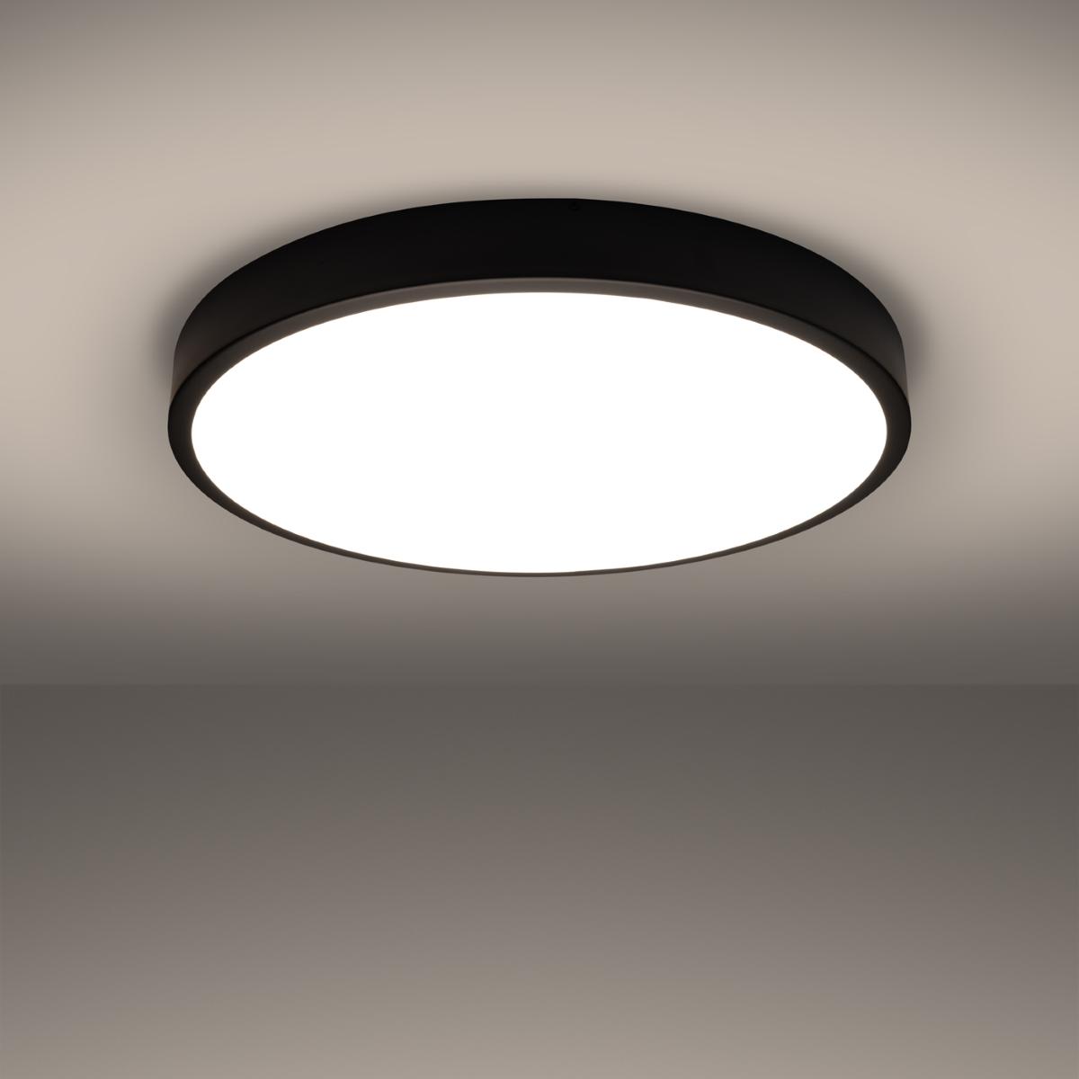 Plafon ONYX 60 czarny LED 3000K 6x60x60cm nowoczesna lampa do salonu nr. 3