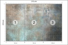 Fototapeta Do Salonu ABSTRAKCYJNY Wzór Mural Beton Glamour - Miniaturka zdjęcia nr 2
