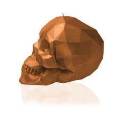 Świeca Skull Low-Poly Gold Big - Miniaturka zdjęcia nr 4