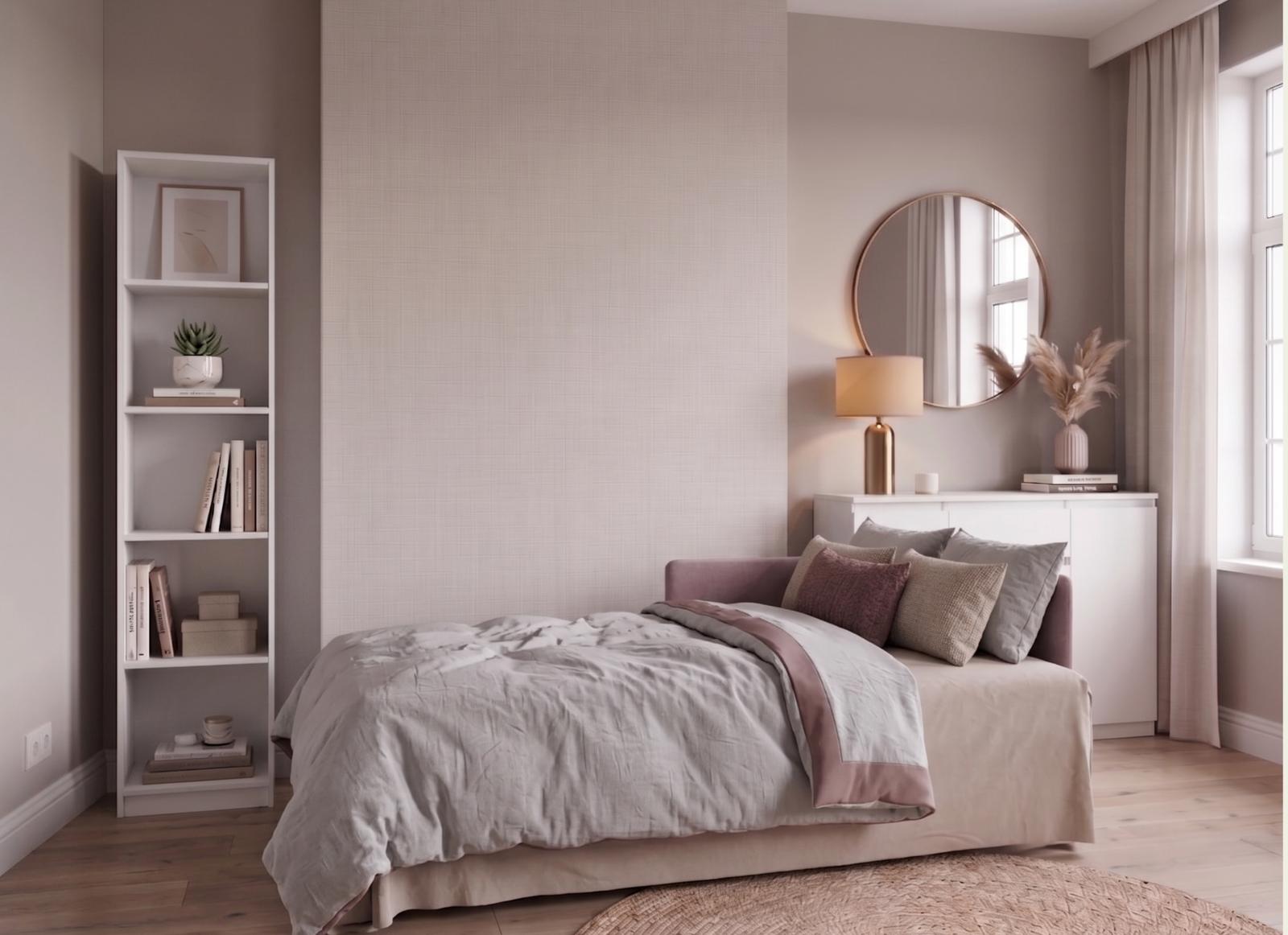 Sofa rozkładana dziecięca Viluś 106x75x80 cm narożnik jednoosobowy do pokoju z funkcją spania i przechowywania dla dzieci różowy nr. 11