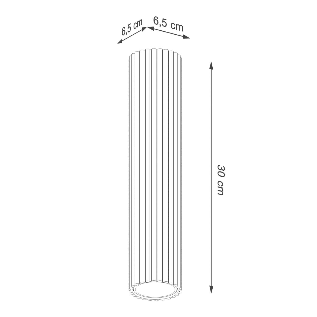 Plafon Karbon 30x6.5x6.5cm beżowy nr. 8