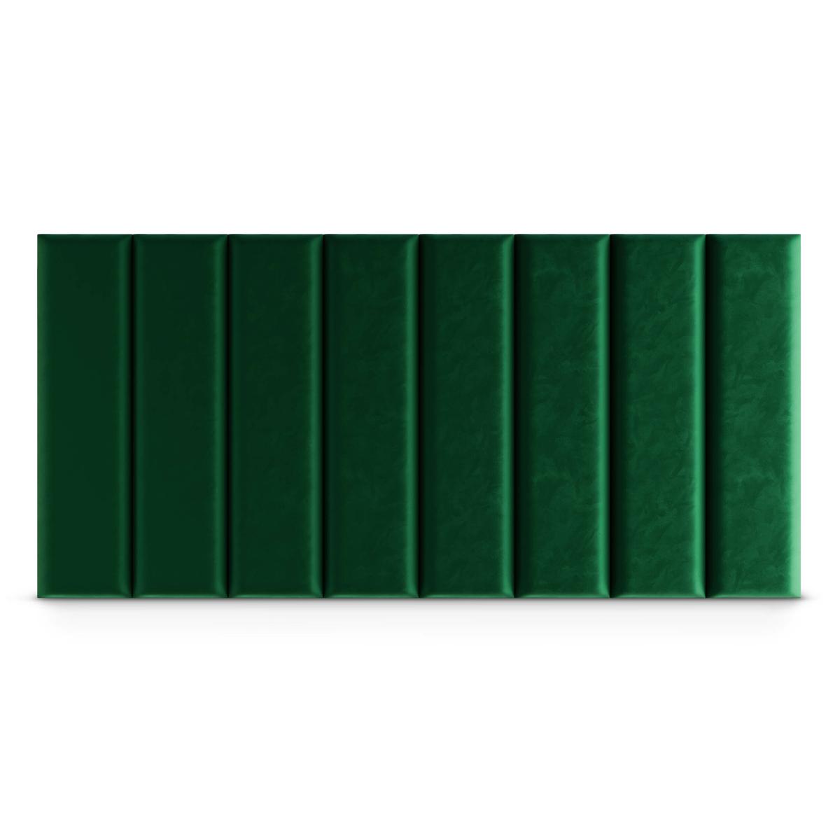 Panele tapicerowane 80x20 na ścianę magic velvet butelkowa zieleń nr. 4