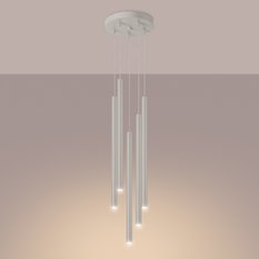 Lampa wisząca Pastelo 104x25x25cm beżowa - Miniaturka zdjęcia nr 3