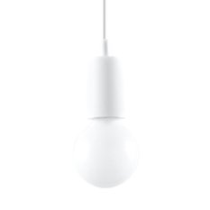 Lampa wisząca DIEGO 1 biała 90x9x9cm nowoczesna E27 do salonu - Miniaturka zdjęcia nr 1