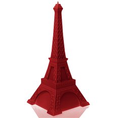 Świeca Eiffel Tower Red