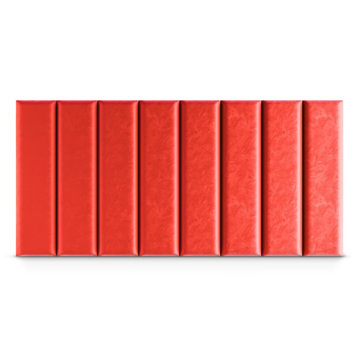Panele tapicerowane 60x15 cm na ścianę magic velvet czerwony nr. 4