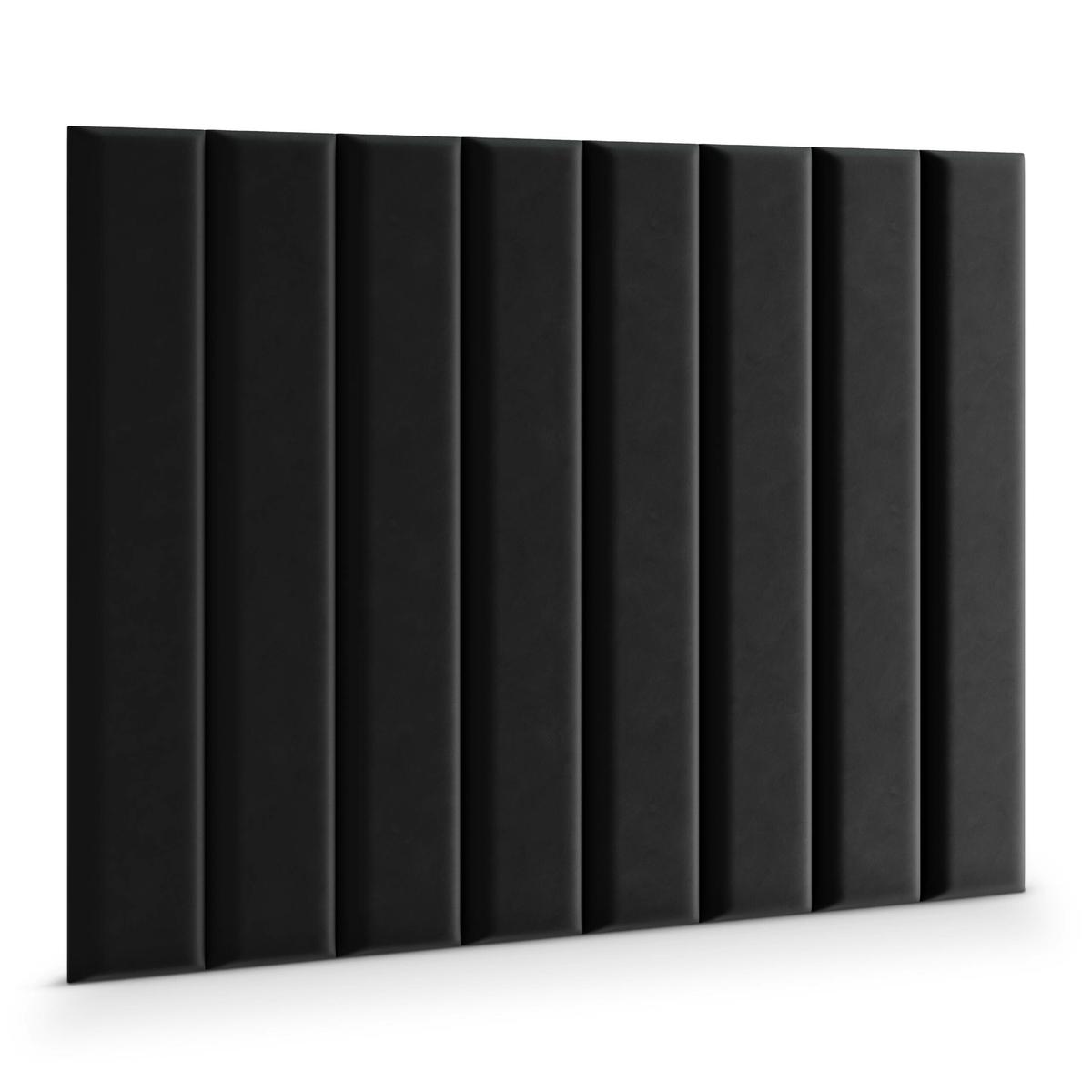 Panele tapicerowane 100x20 na ścianę magic velvet czarny nr. 3