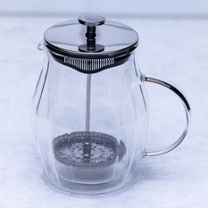 Szklany ZAPARZACZ TŁOKOWY Do HERBATY Ziół KAWY French Press 600ml 7683 - Miniaturka zdjęcia nr 2