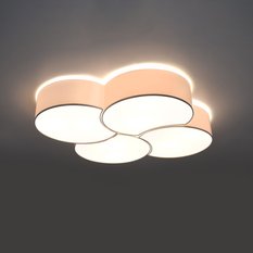 Plafon CIRCLE 4 biały 11.5x71.5x78cm E27 nowoczesna lampa do salonu - Miniaturka zdjęcia nr 3