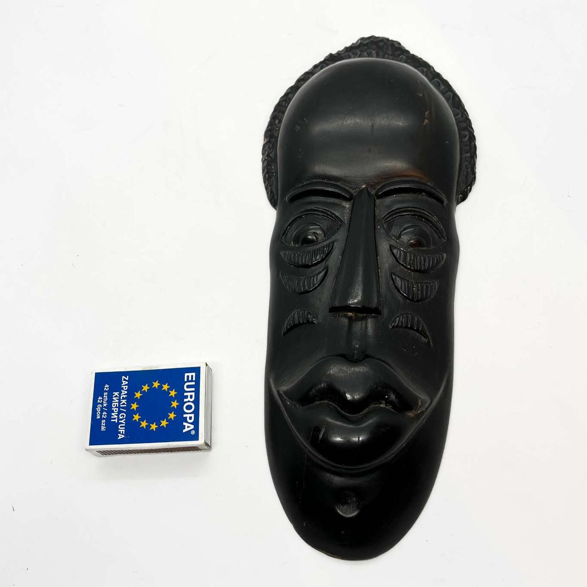 Drewniana dekoracyjna maska, Kuba lata 70.