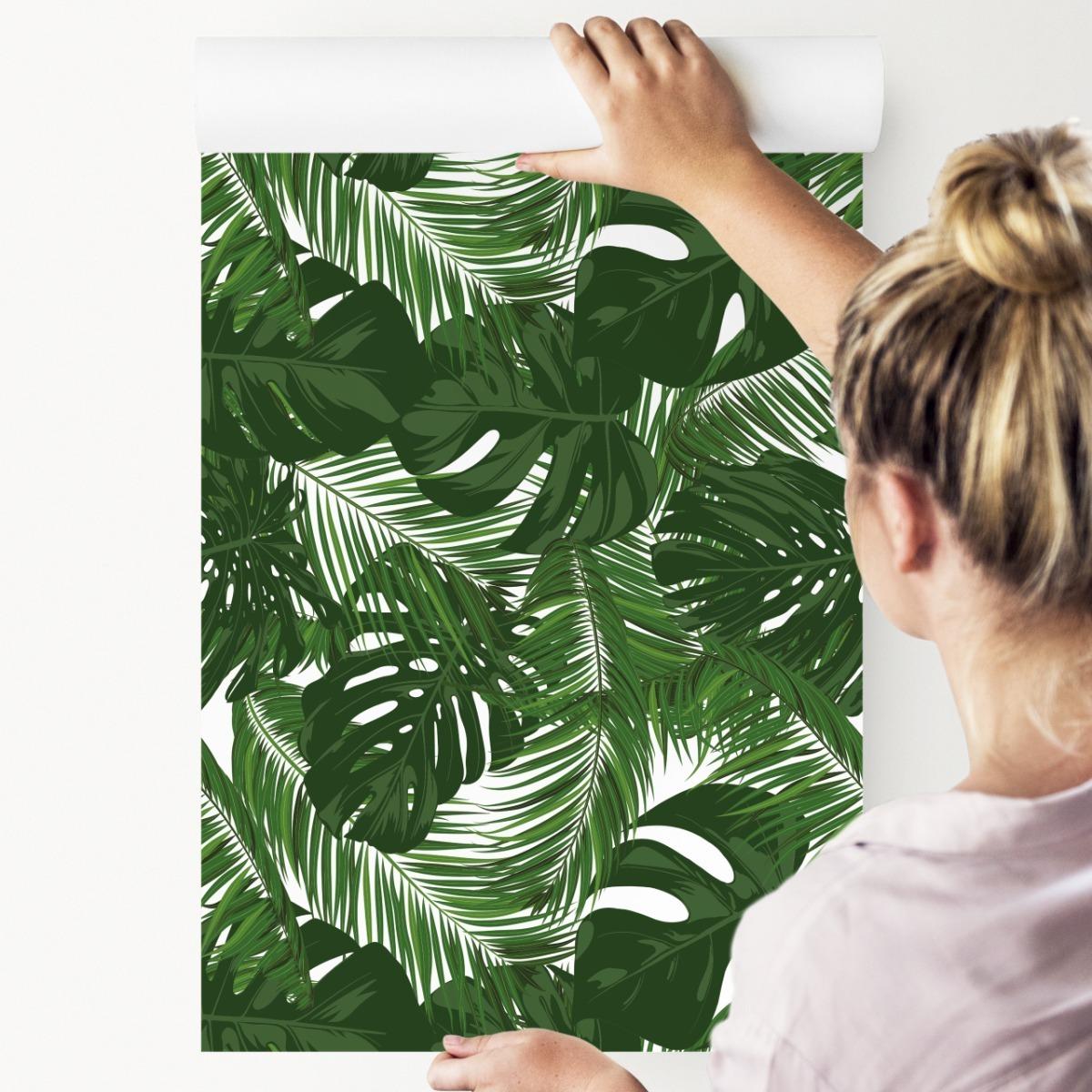 Tapeta Ścienna Egzotyczne LIŚCIE Monstera Rośliny nr. 4