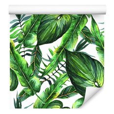 Tapeta Do Salonu LIŚCIE Tropikalne Natura Malunek  - Miniaturka zdjęcia nr 7