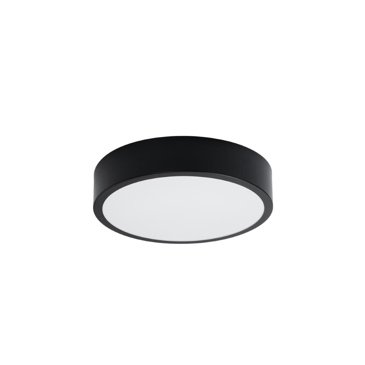 Plafon ONYX 30 czarny LED 3000K 6x30x30cm nowoczesna lampa do salonu