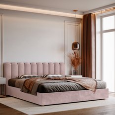 Panele tapicerowane 20x80 cm na ścianę płotek różowy - Miniaturka zdjęcia nr 5