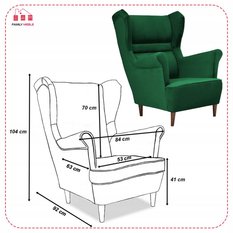 Zestaw wypoczynkowy sofa + 2 fotele Family Meble - Miniaturka zdjęcia nr 5