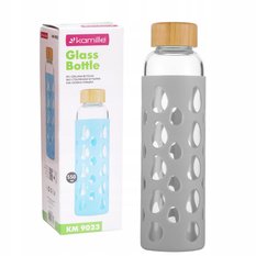 Szklana butelka z nakrętką 550 ml w silikonowym etui - Miniaturka zdjęcia nr 3