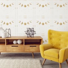 Tapeta Do Salonu Fazy KSIĘŻYCA Styl Glamour Ozdoba  - Miniaturka zdjęcia nr 4