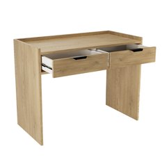 Biurko Aura 100x50x75 cm z szufladami do sypialni biura dąb cremona  - Miniaturka zdjęcia nr 5