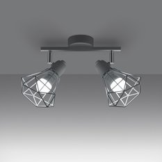 Plafon ARTEMIS 2 biały 19x17x31cm E14 nowoczesna lampa do salonu - Miniaturka zdjęcia nr 3