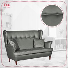 Sofa dwuosobowa uszak eko skóra Family Meble - Miniaturka zdjęcia nr 5