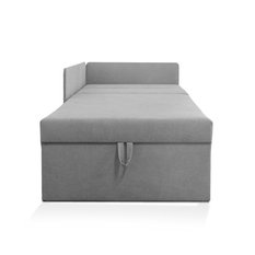 Narożnik jednoosobowy Viluś 108x81x78 cm sofa jednoosobowa do pokoju salonu z funkcją spania i przechowywania dla dzieci szary - Miniaturka zdjęcia nr 14