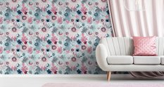 Tapeta Kolorowe Wiosenne KWIATY Natura Do Salonu 53x1000  - Miniaturka zdjęcia nr 7