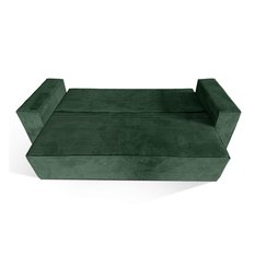 Kanapa Verona 248x96x93 cm z funkcją spania i pojemnikiem sztruks butelkowa zieleń do salonu - Miniaturka zdjęcia nr 3