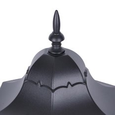 Lampa ogrodowa stojąca K-6006A LOZANA 24x114x24 cm do ogrodu czarny - Miniaturka zdjęcia nr 3