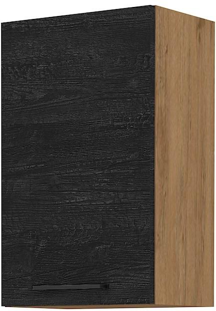 Szafka kuchenna 45x31x71,5 cm wisząca z półkami z cichym domykiem dark wood i dąb lancelot do kuchni