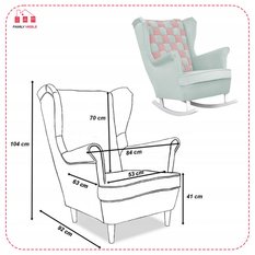 Fotel uszak bujany Carol Duo Family Meble - Miniaturka zdjęcia nr 7