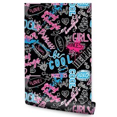 Tapeta Młodzieżowa NAPISY Girl Power Typografia  - Miniaturka zdjęcia nr 1