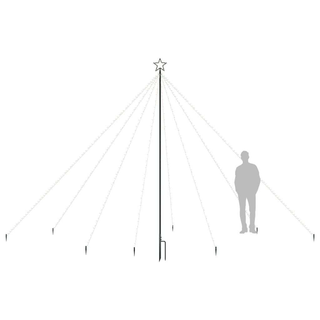 Choinka z lampek, wewn./zewn., 576 niebieskich diod LED, 3,6 m nr. 7