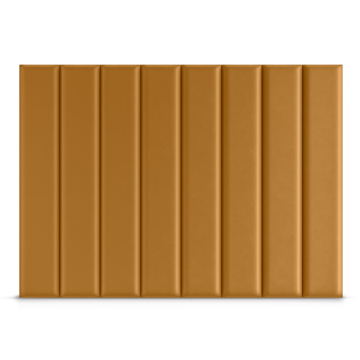 Panele tapicerowane 100x20 na ścianę wezgłowie żółty nr. 4