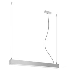 Lampa wisząca PINNE 67 szara 4000K 150x6x67cm nowoczesna LED do salonu - Miniaturka zdjęcia nr 1