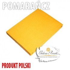 Prześcieradło frotte 90x200cm POMARAŃCZA - Miniaturka zdjęcia nr 2