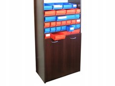 Pojemnik regałowy ShelfBox 400 B Kuweta Czerwony - Miniaturka zdjęcia nr 2