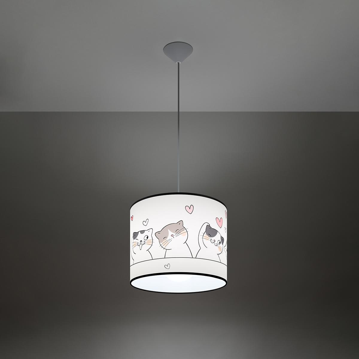 Lampa wisząca CAT 30 95x30x30cm nowoczesna E27 do salonu nr. 4