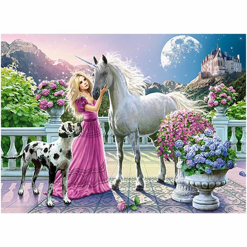 CASTORLAND Puzzle układanka 300 elementów My Friend Unicorn - Mój przyjaciel Jednorożec 8+ nr. 2