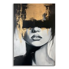 Duży Obraz Na Płótnie Do Sypialni Abstrakcja Portret Kobiety Glamour 50x70cm - Miniaturka zdjęcia nr 2