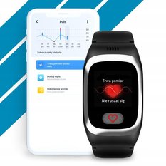 Opaska SOS dla seniora Locon Life Premium Teleopieka Czujnik Upadku GPS - Miniaturka zdjęcia nr 4