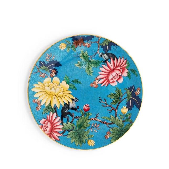 Talerz 21,5 cm Sapphire Garden Wonderlust Wedgwood kolorowy do jadalni