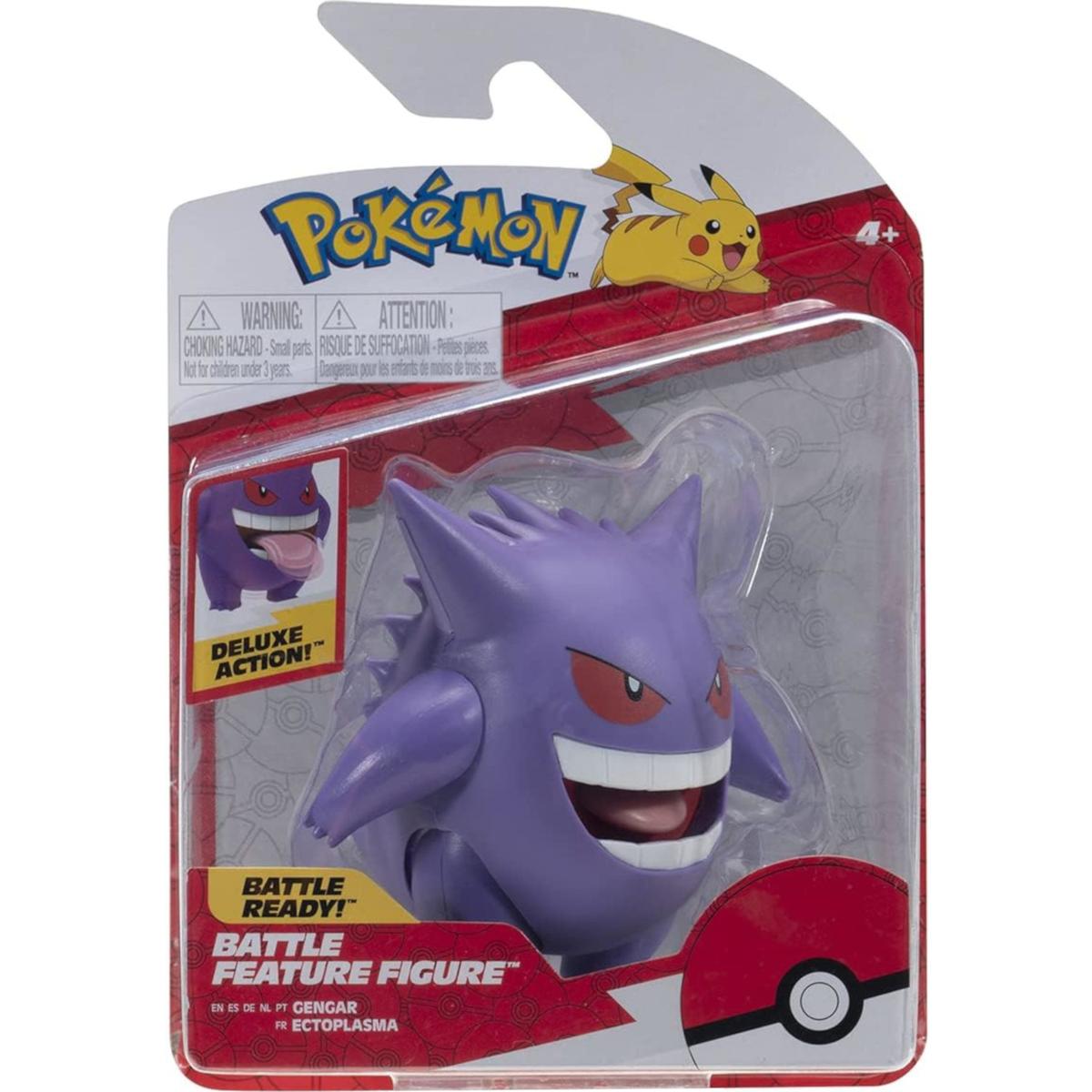 Figurka akcji deluxe gengar pokemon battle feature figure oryginalna  nr. 1