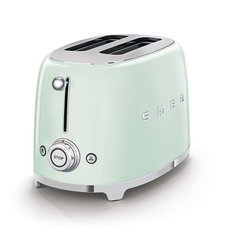 Toster SMEG 31x19,5x19,8 cm 50's Style na 2 kromki pastelowa zieleń do kuchni - Miniaturka zdjęcia nr 6