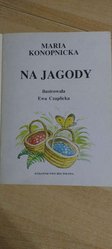 Książka Na jagody - Maria Konopnicka. - Miniaturka zdjęcia nr 2