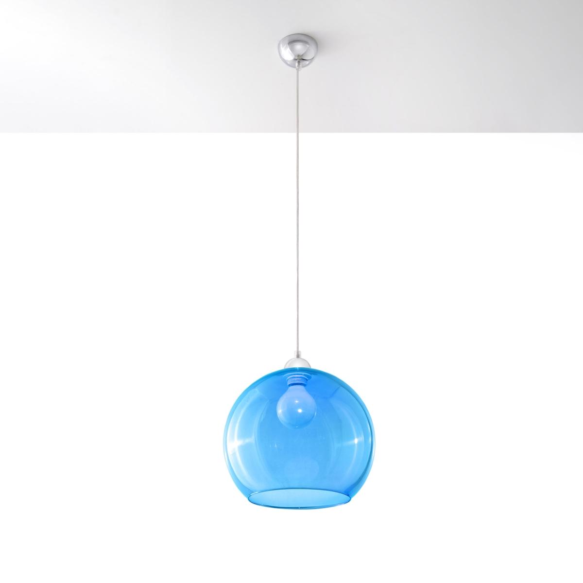 Lampa wisząca BALL błękitna 120x30x30cm nowoczesna E27 do salonu nr. 2