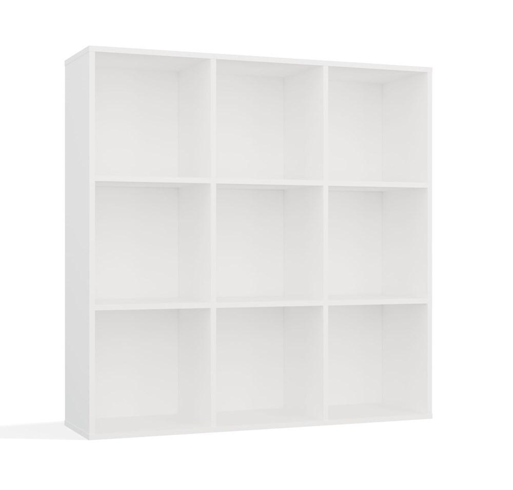 Regał Malax 110,5x110,5x30 cm do sypialni salonu biały