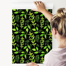 Tapeta Do Salonu Leśne LIŚCIE Rośliny Natura Dekor  - Miniaturka zdjęcia nr 5