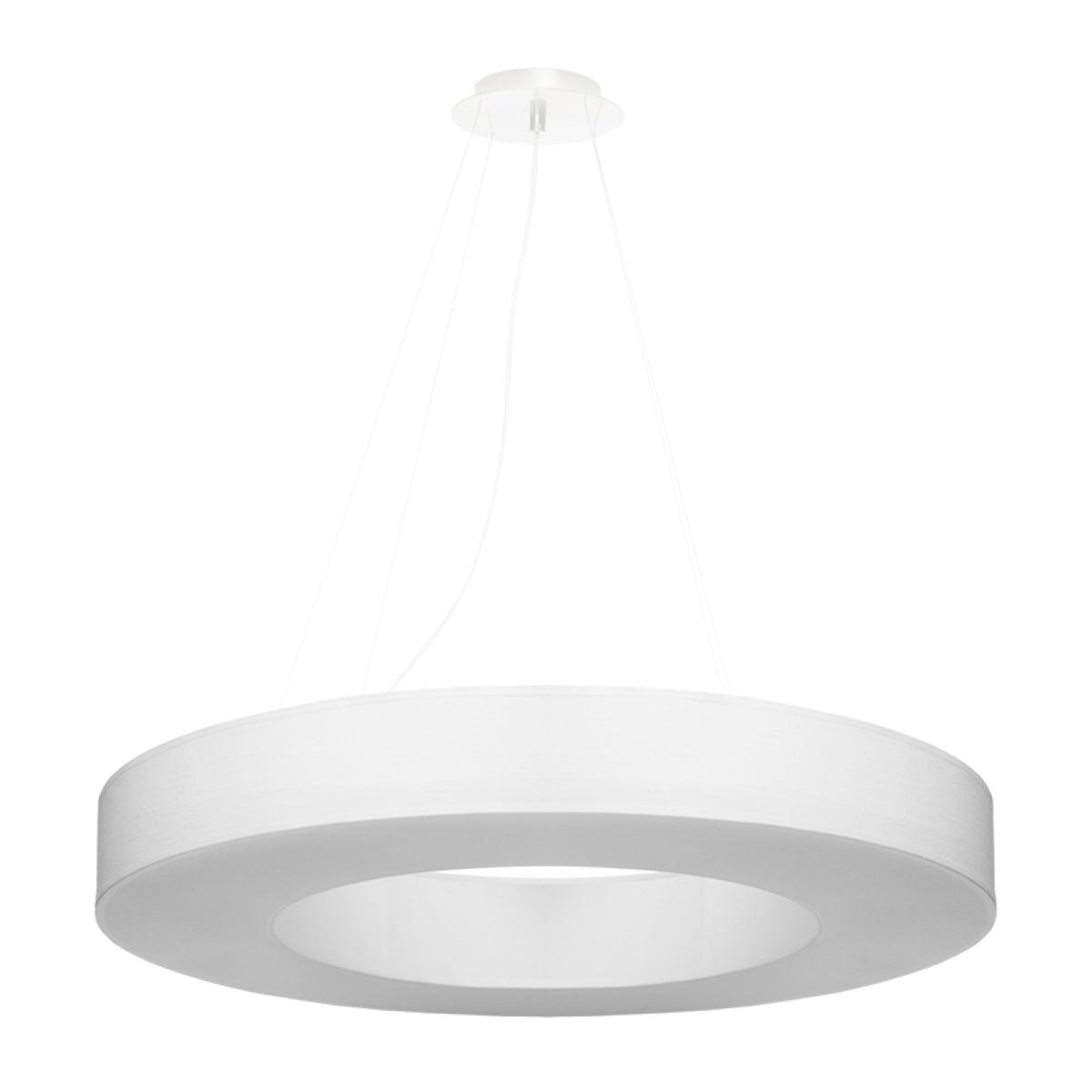 Żyrandol SATURNO SLIM 70 102x70x70cm nowoczesna lampa wisząca biała E27 do salonu