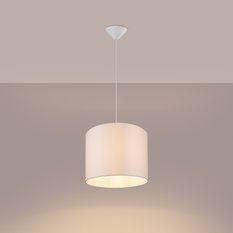 Lampa wisząca NOVA 30 biała 88x30x30cm nowoczesna E27 do salonu - Miniaturka zdjęcia nr 3